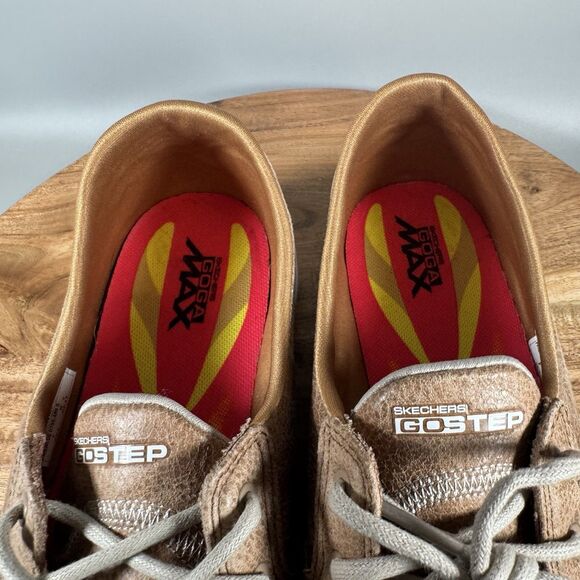 SKECHERS GO STEP Beige “SEASHORE” (14416) BOAT/DECK SHOES – WOMENS 9 - Picture 7 of 8